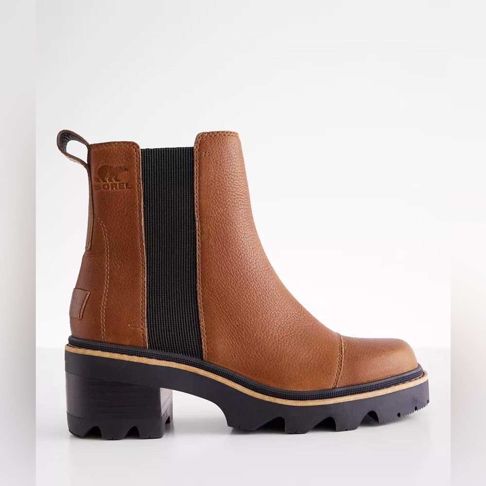 Sorel JOAN NOW Chelsea Boot - Velvet Tan Black